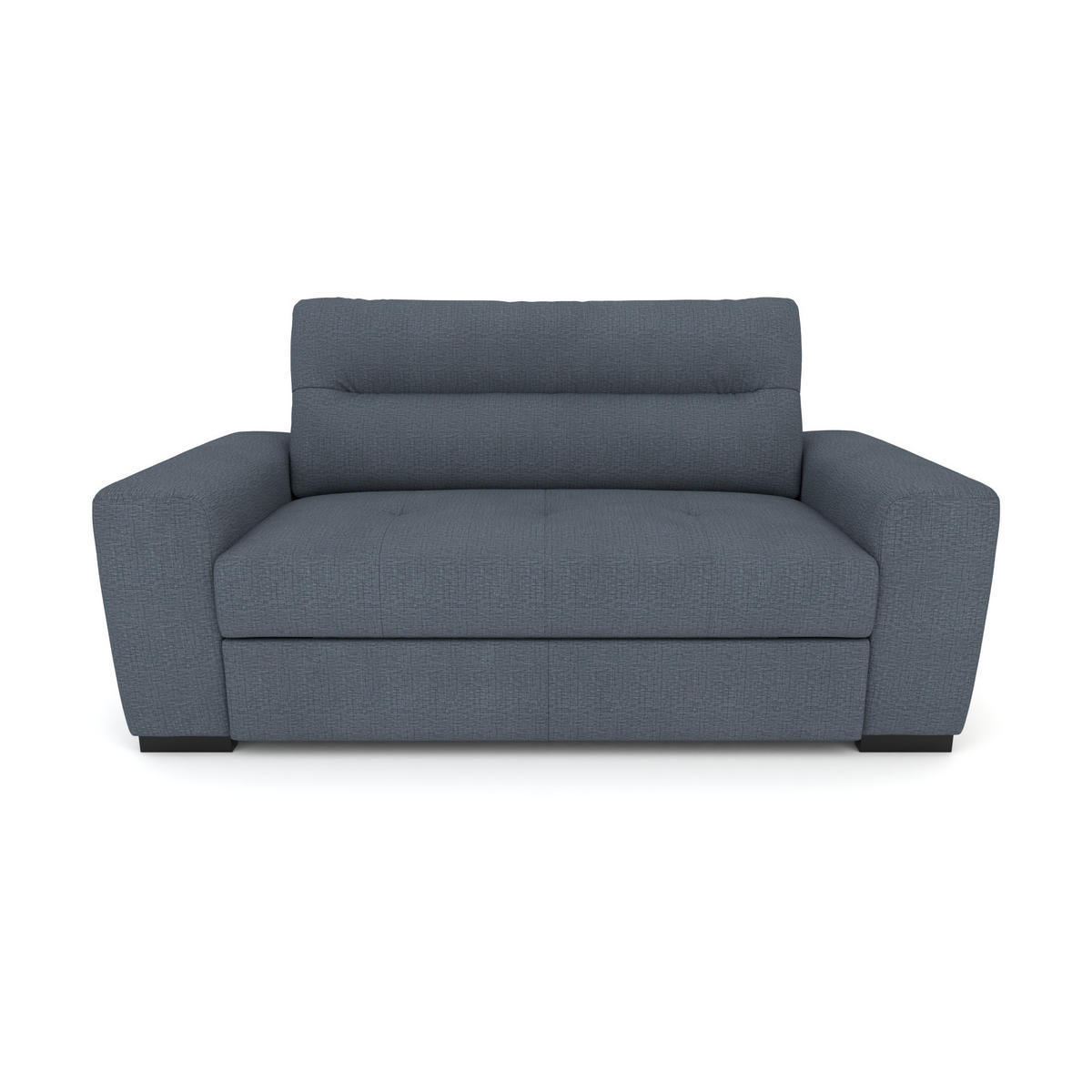 2-SITZER Carlisle Chenille Blau 183/97/93 cm - Blaugrau, Kunststoff/Textil (183/93/97cm) - foamnova
