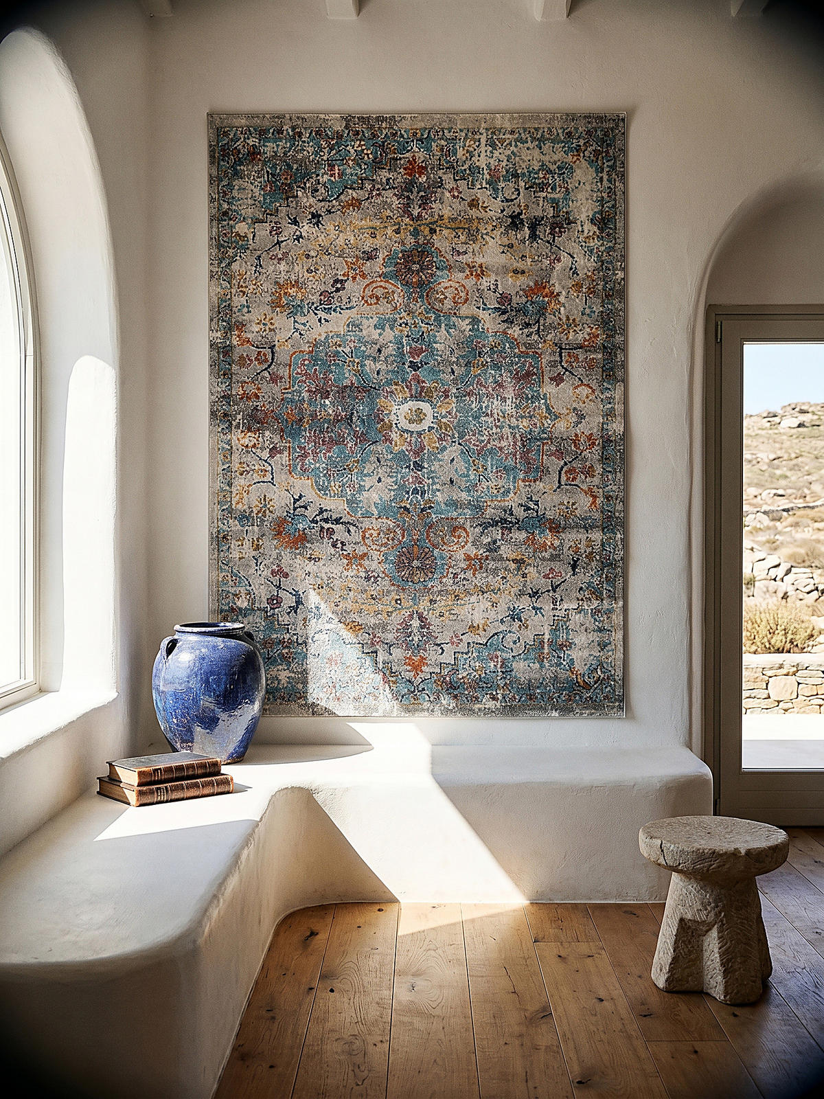 TEPPICH Outdoor Orientalisch LIMMAT Polypropylen Mehrfarbig 160 x 230 cm - Multicolor, Textil (160/230cm) - KADIMA DESIGN