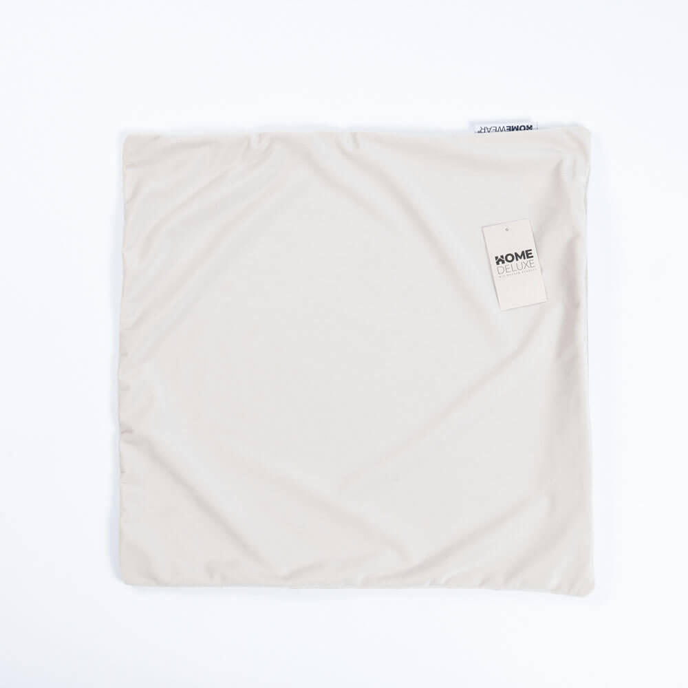 KISSENBEZUG COUSHY - Beige, ohne Kissenfüllung - Beige, Kunststoff (50/50cm) - Home Deluxe
