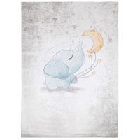 TEPPICH EMMA Grau 120/170 cm - Grau, Kunststoff (120/170cm) - Tapiso