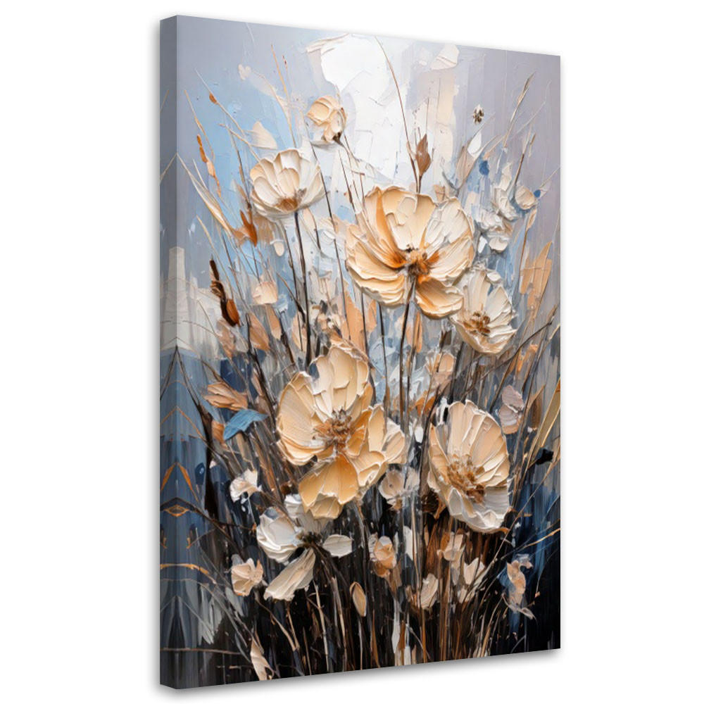 Feeby Leinwandbild Beige 80x120 cm