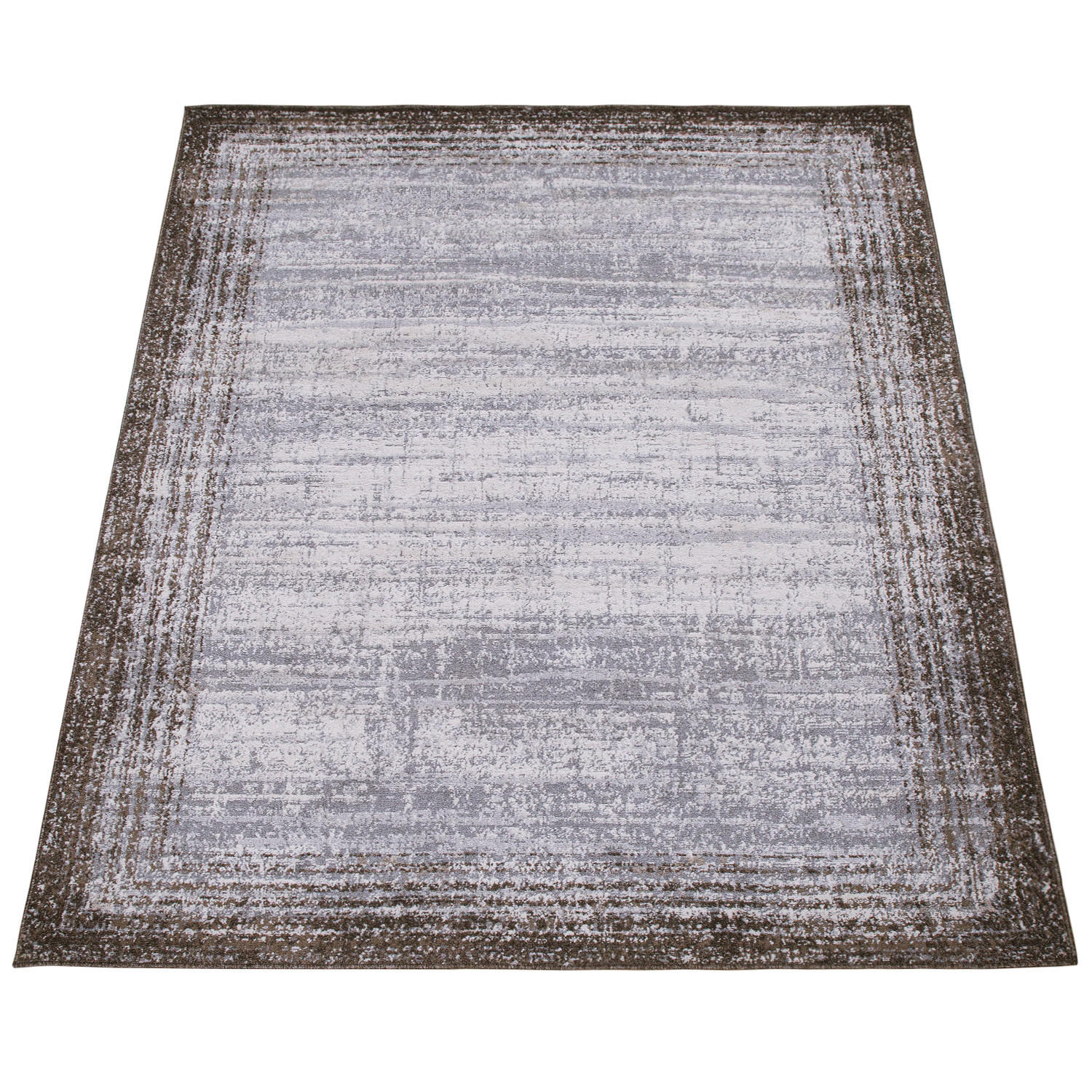 Paco Home Kurzflorteppich Braun 60x100 cm
