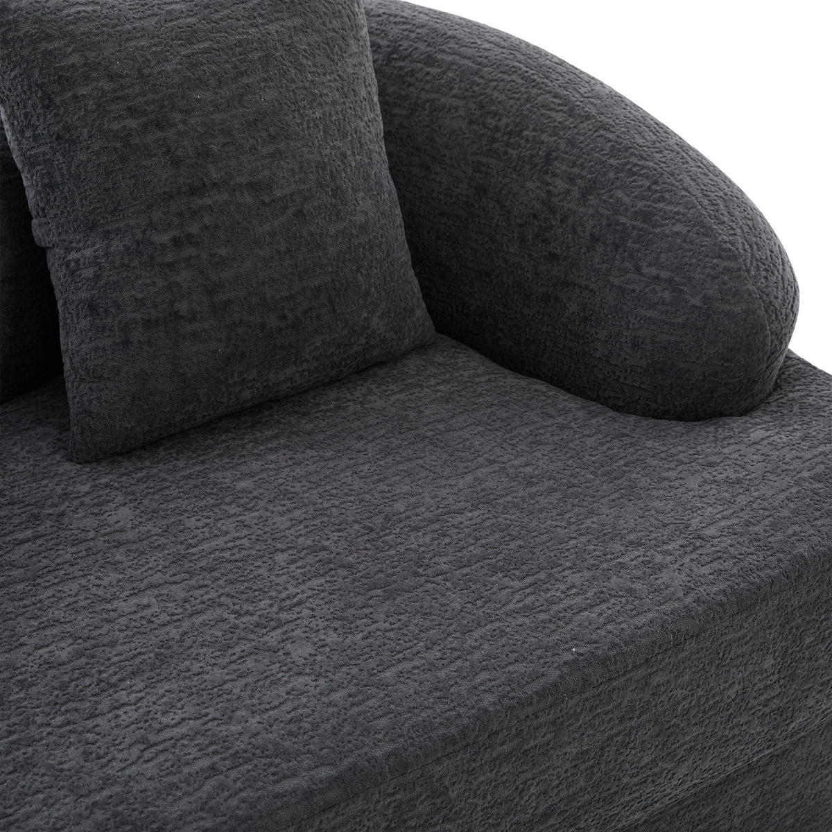 SCHLAFSOFA DE-33900 2-in-1 klappbar Dunkelgrau - Dunkelgrau, Textil (84/65/157cm) - ComfortXL