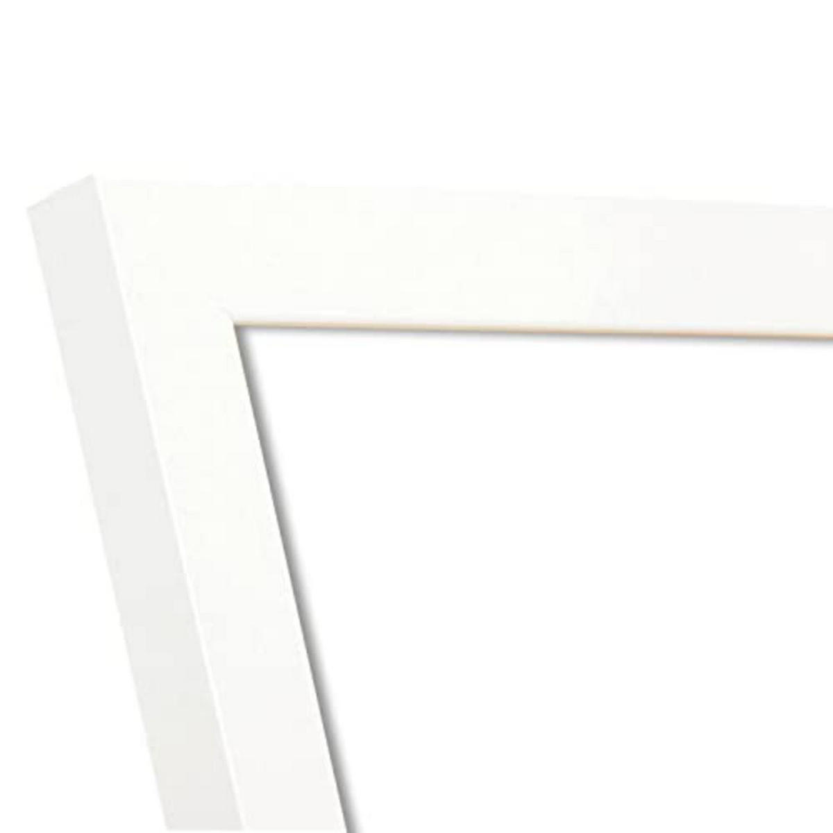 POSTER Set mit 4 Leidenschaft TypografieStil A3 Weißer Rahmen - Weiß, Papier (29.7/3cm) - Nacnic