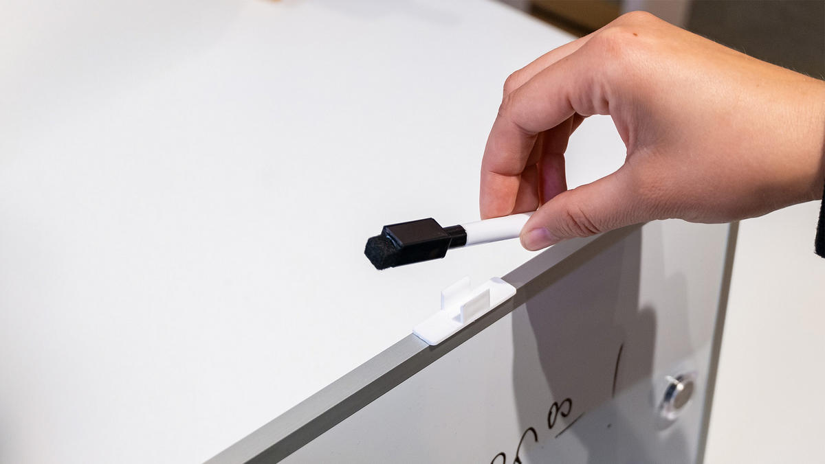 WHITEBOARD 40x30 cm im Aluminiumrahmen - Weiß, Metall (40/30/1cm) - ALLboards