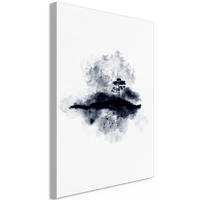 KUNSTDRUCK Schwarz-Weiß 40/60 cm - Schwarz, Textil (40/60cm) - KUNSTLOFT