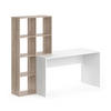 SCHREIBTISCH Mara Weiß/Sonoma 166.8 x 59 cm - Weiß/Sonoma Eiche, Holzwerkstoff (59/166.8/143cm) - Vicco