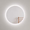 BADSPIEGEL rund mit Beleuchtung rahmenlos Ø60 cm - Weiß, Glas (60/3/60cm) - EMKE