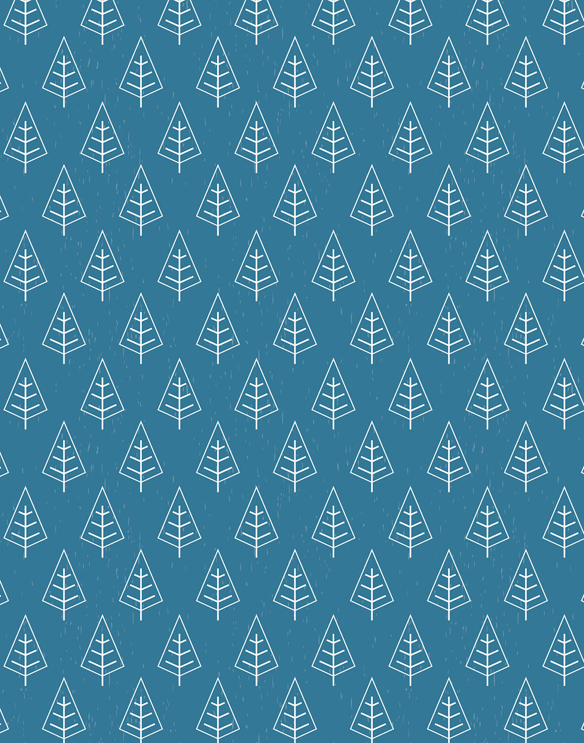 VERDUNKELUNGSROLLO 110x140 cm Bäume im Regen - Weiß, Textil (110/140cm) - TULUP