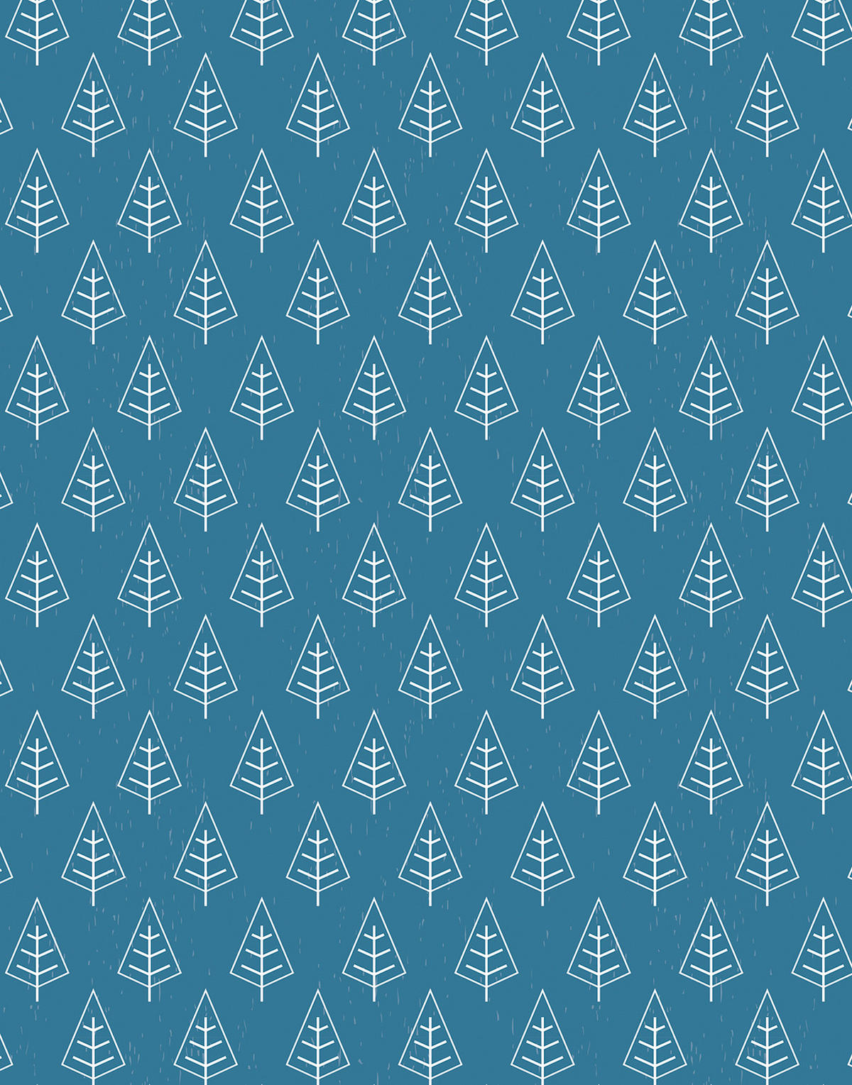 VERDUNKELUNGSROLLO 110x140 cm Bäume im Regen - Weiß, Textil (110/140cm) - TULUP