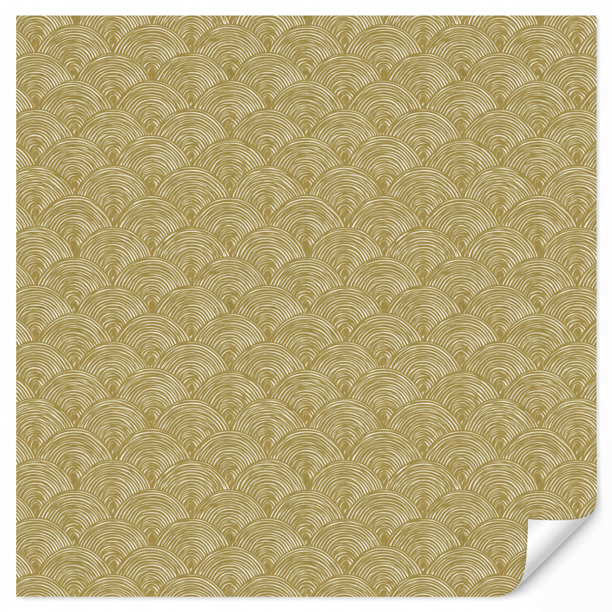 OnlyWow Tapete Gold 280x280 cm