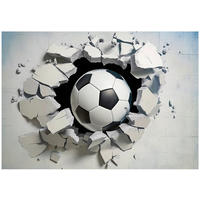 TAPETE Kinderzimmer Junge Fußball Vlies Fototapete 250x175 - Multicolor, Papier (250/175cm) - Wallarena