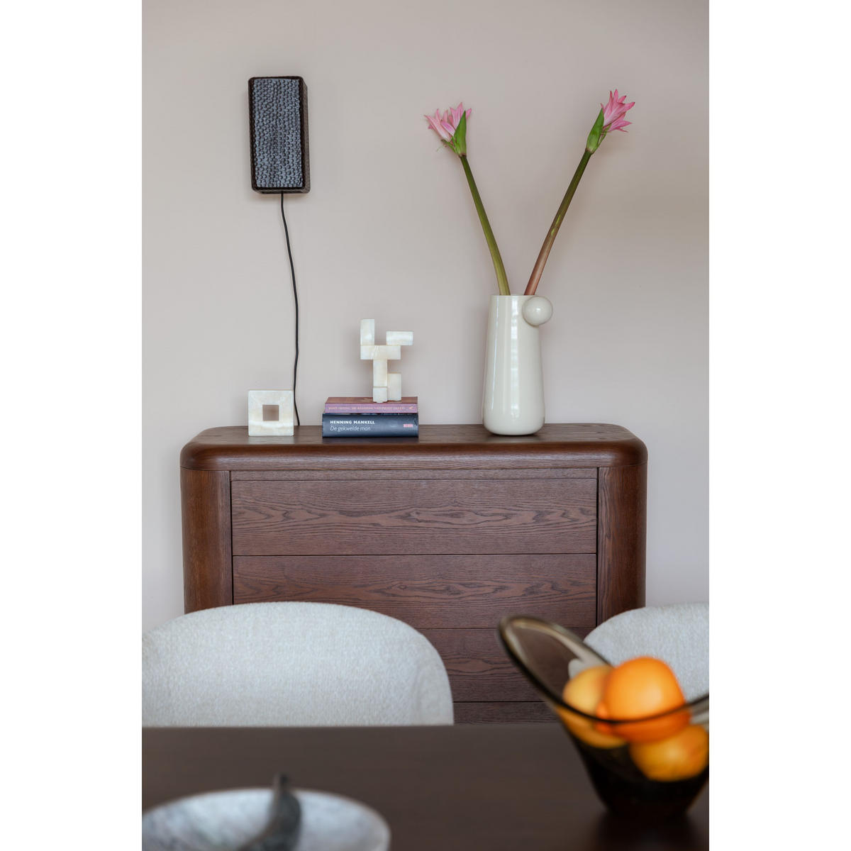KOMMODE Herman Walnussfarbe - Braun, Holzwerkstoff (100/98/40cm) - Dutchbone