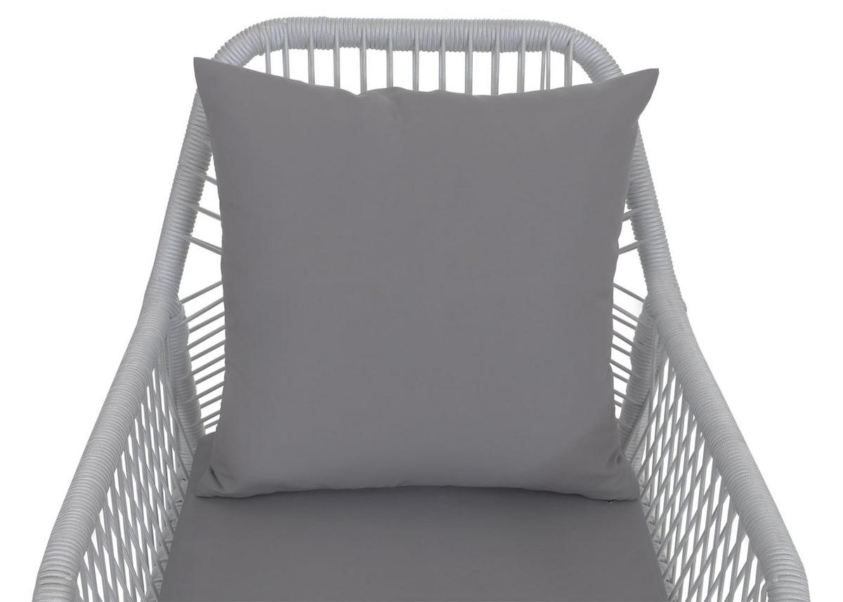 ZÁHRADNÁ STOLIČKA Svetlošedá - svetlosivá, textil (54/81/62cm) - MCW