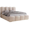 POLSTERBETT 140x200 cm Zenna mit Lattenrost, Bettkasten, Beige - Beige, Holz/Textil (140/200cm) - Emporius