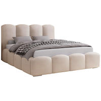 POLSTERBETT 200x200 cm Zenna mit Lattenrost, Bettkasten, Beige - Beige, Holz/Textil (200/200cm) - Emporius