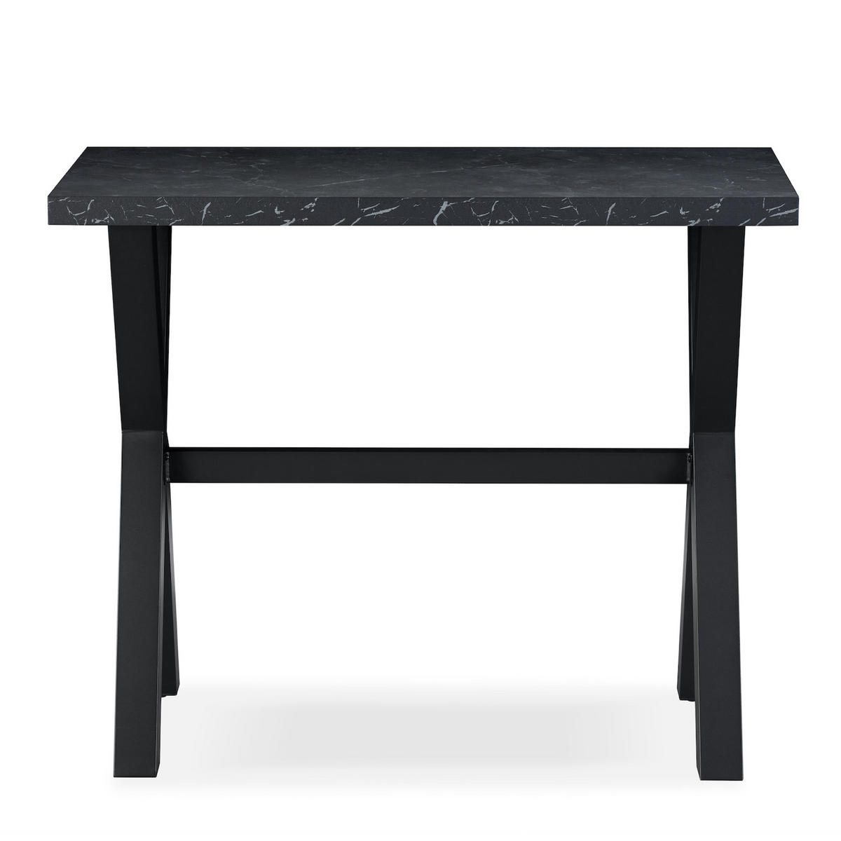 BARTISCH ARNE 120/60/105 cm - Anthrazit/Schwarz, Holzwerkstoff/Metall (60/120/105cm) - DUBI Möbel