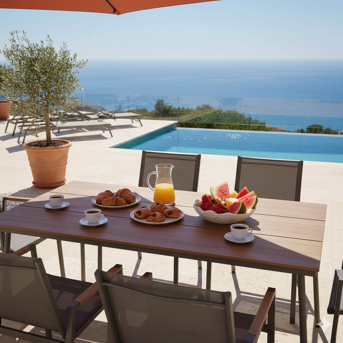 GARTENSET 7-tlg., Grau - Grau, Metall - Oviala