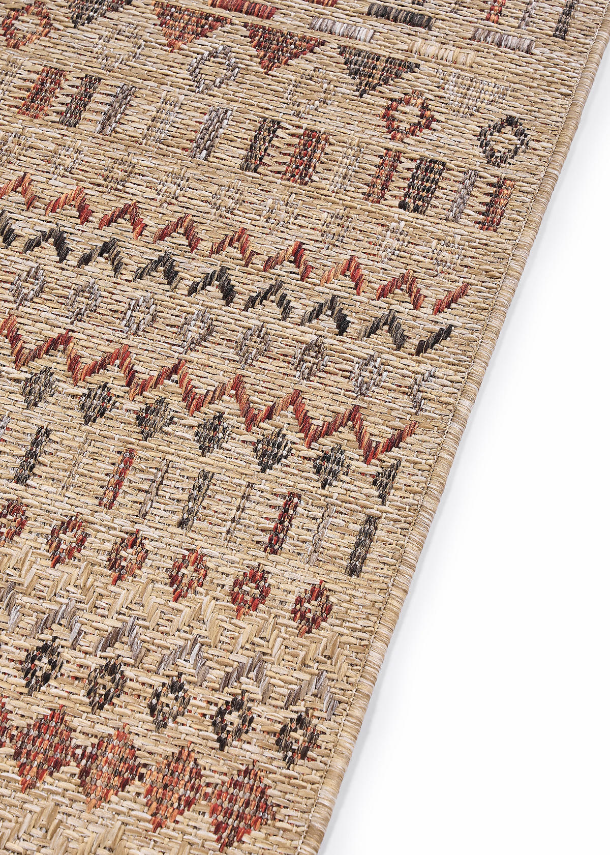 TEPPICH YUCANA Beige Outdoor Flachgewebe 120/170 cm - Beige, Textil (120/170cm) - Tapiso