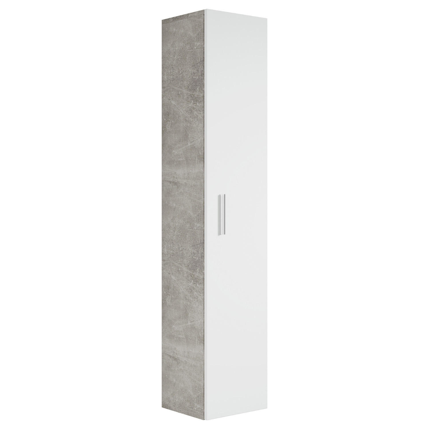 Badplaats KOUPELNOVÁ SKŘÍŇKA Pluto s 1 dveřmi betonově šedá - 30 x 30 x 150 cm