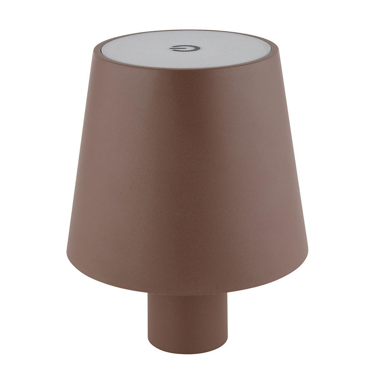 FLASCHENLAMPE, Metall Braun, LED Touchdimmer 2x - Braun, Metall (10.6/10.6/13cm) - Globo Lighting