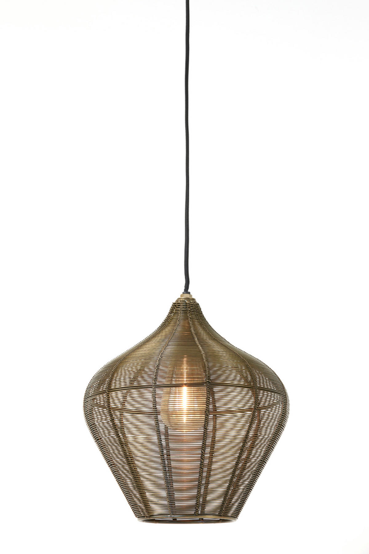 HÄNGELAMPE Alvaro Bronze Ø27/29,5 cm - Bronzefarben, Metall (27/27/29.5cm) - Light & Living