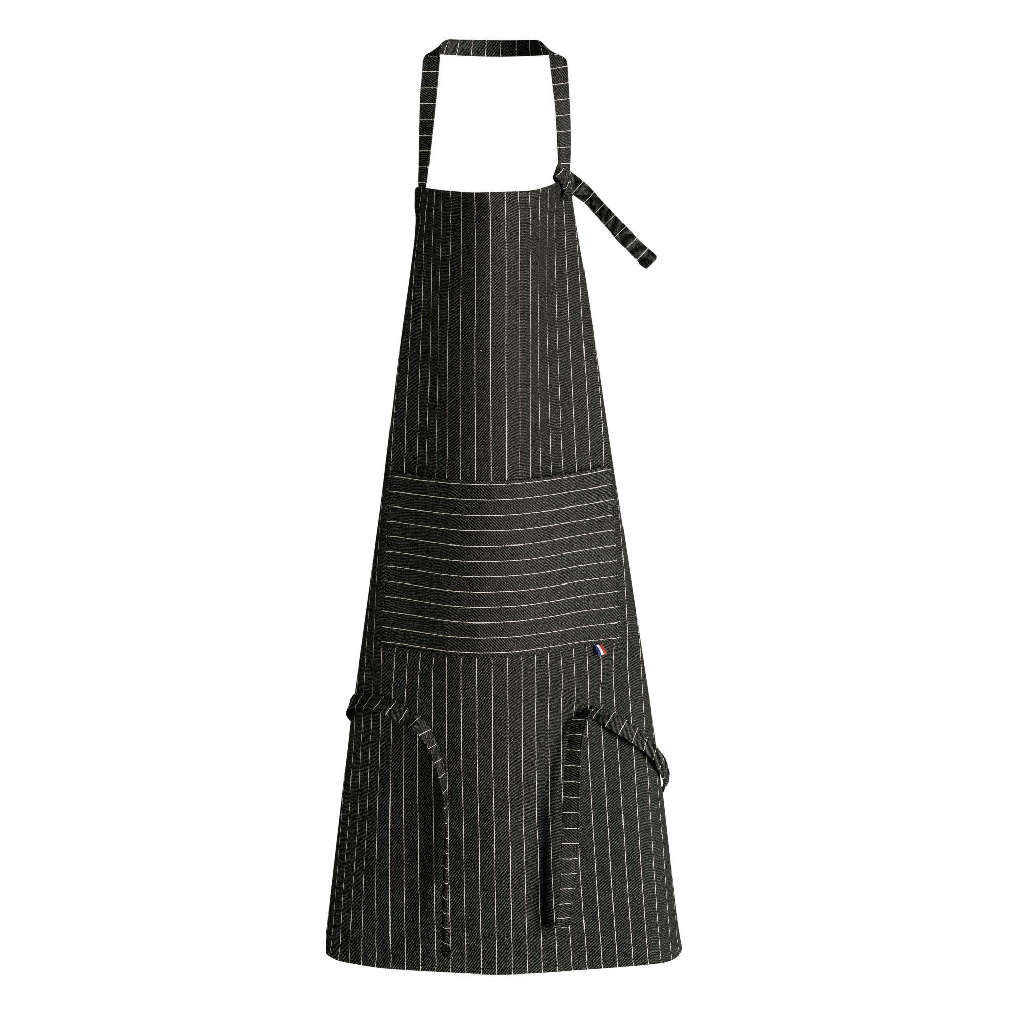 Winkler Küchenschürze Schwarz 64x85 cm
