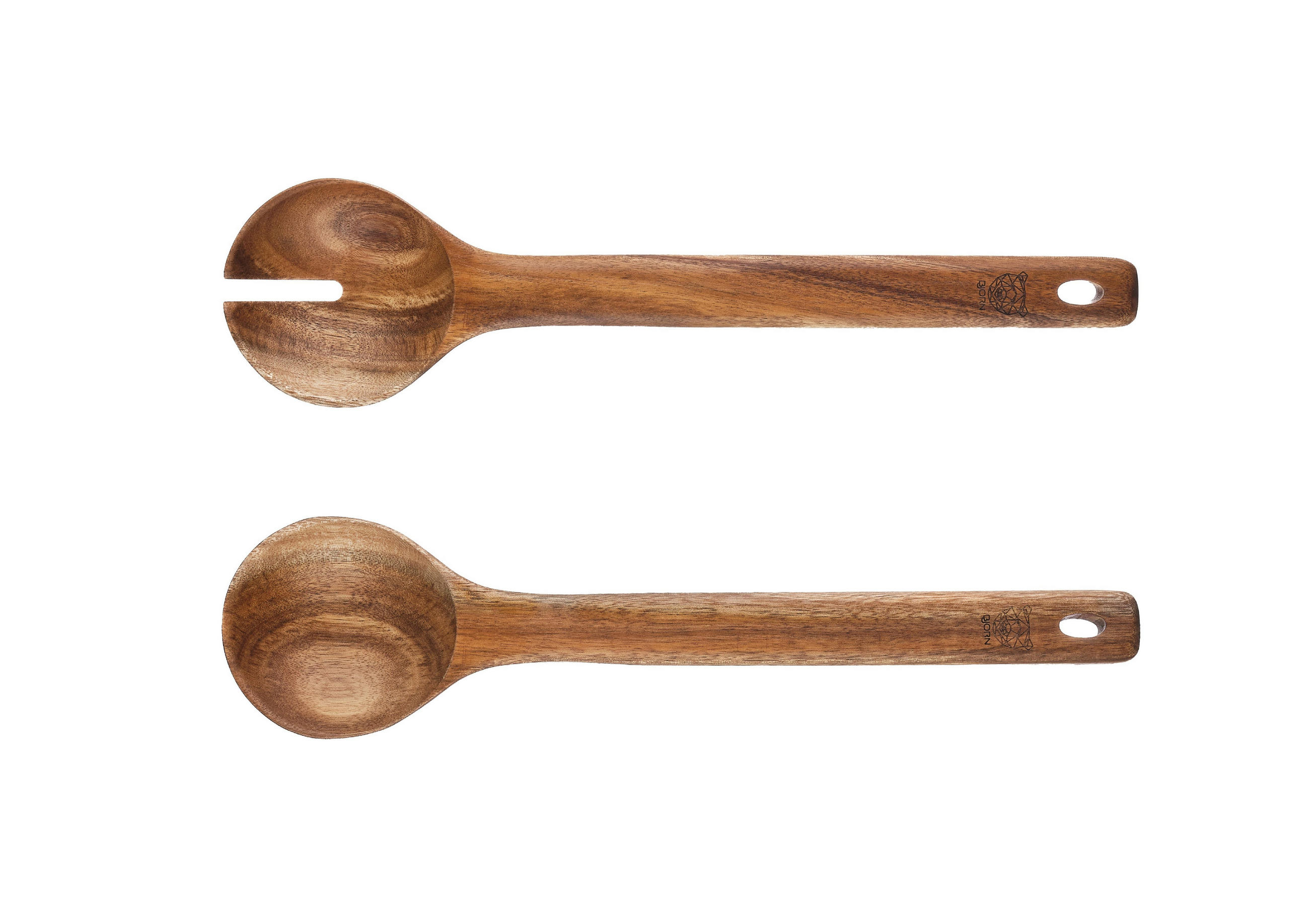 SALATBESTECK aus Akazienholz OLLE - Braun, Holz (29.8cm) - Björn