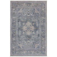 TEPPICH maschinenwaschbar Vintage-Design, recycelt HALD, Türkis 200x290 cm - Türkis, Textil (200/290cm) - KADIMA DESIGN