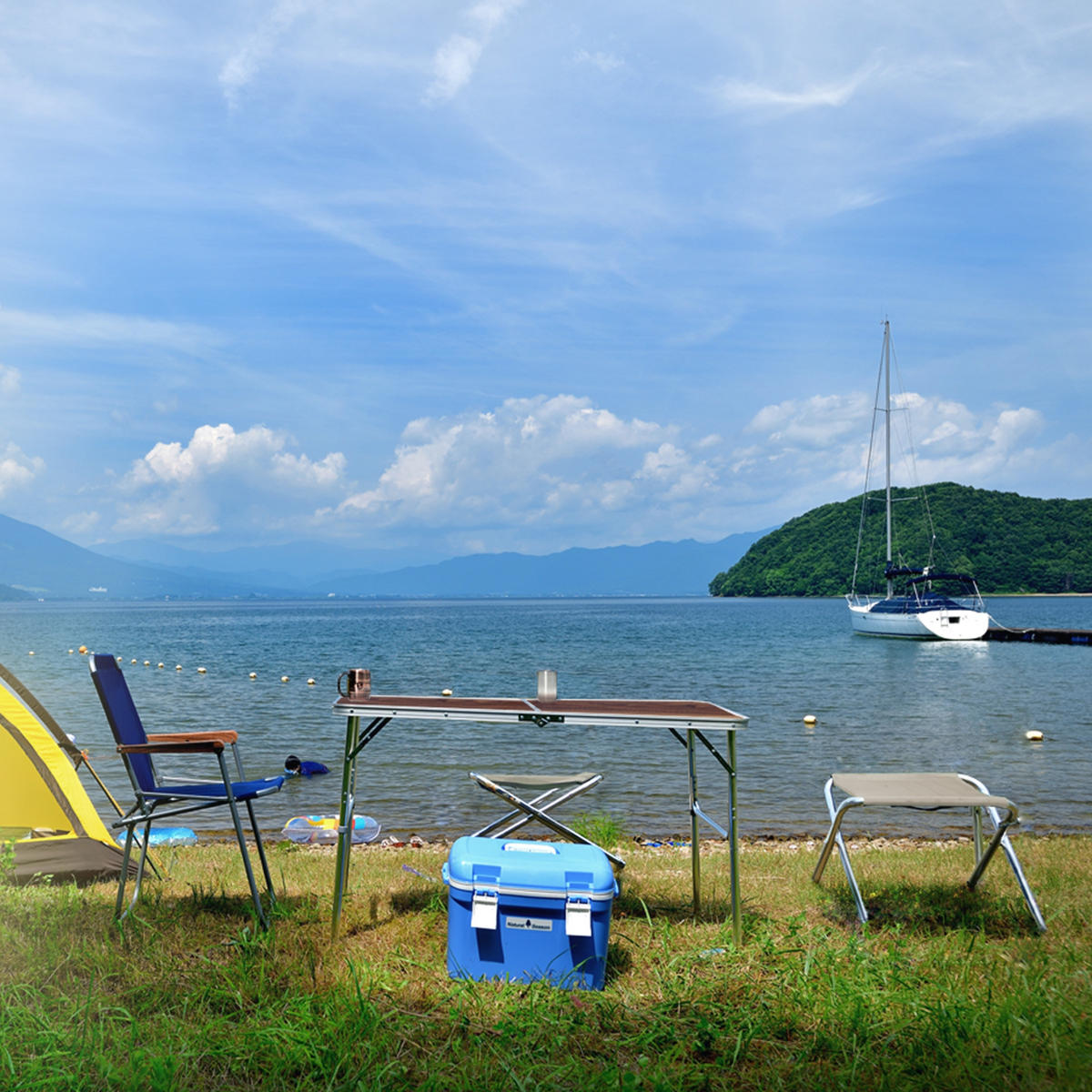 CAMPINGTISCH - Braun, Holzwerkstoff (120/60/70cm) - ECD-Germany