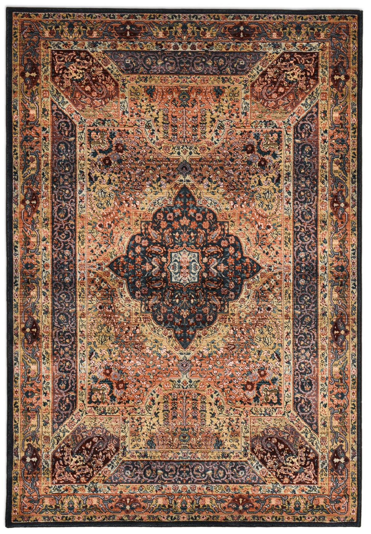 WEBTEPPICH Gabiro 190 40x60 cm - Multicolor, Textil (40/60cm) - THEKO