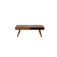 COUCHTISCH Niels Dunkelbraun aus Akazie - Dunkelbraun, Holz (60/115/40cm) - Tikamoon