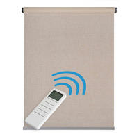 ROLLO motorisiert Beige, 120 x 250 cm - Beige, Kunststoff (120/250cm) - STORESDECO