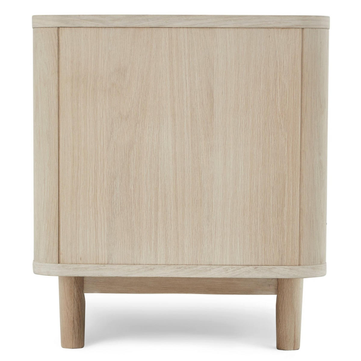 TV-ELEMENT Eiche massiv - Eichefarben, Holz (180/52/45cm) - Furnhouse