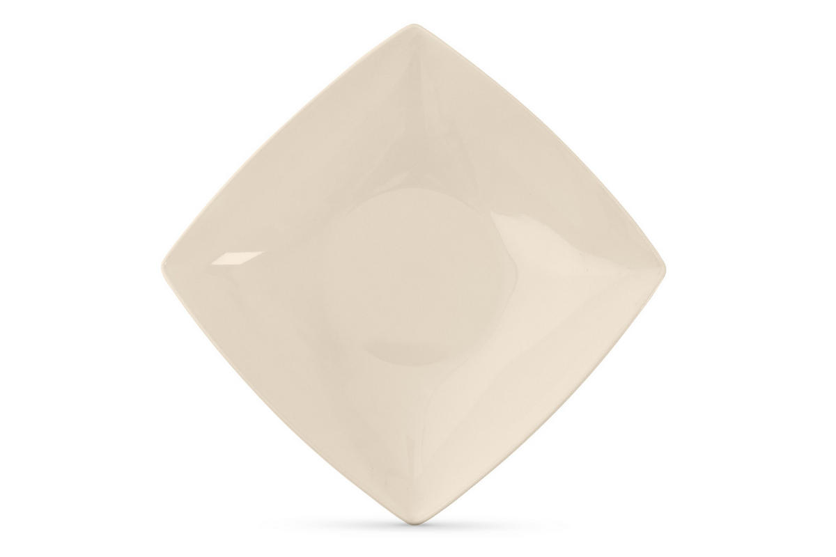 TELLERSET EPIRI Suppenteller 6 Personen 6-tlg - Beige, Keramik (17cm) - KONSIMO®