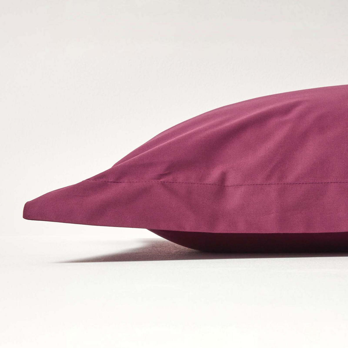 KISSENBEZUG Perkal mit Stehsaum, Fadendichte 200 - Beere, Textil (48/74cm) - Homescapes