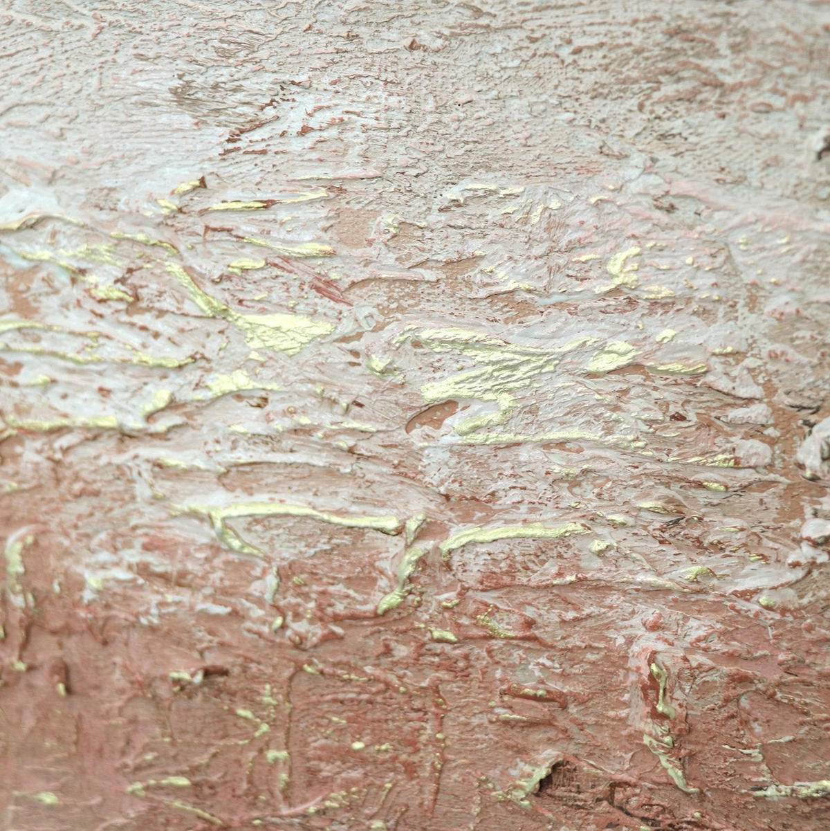 GEMÄLDE Sonnenenergie II auf Keilrahmen 80x80 cm - Goldfarben, Holz (80/80cm) - YS-art gallery