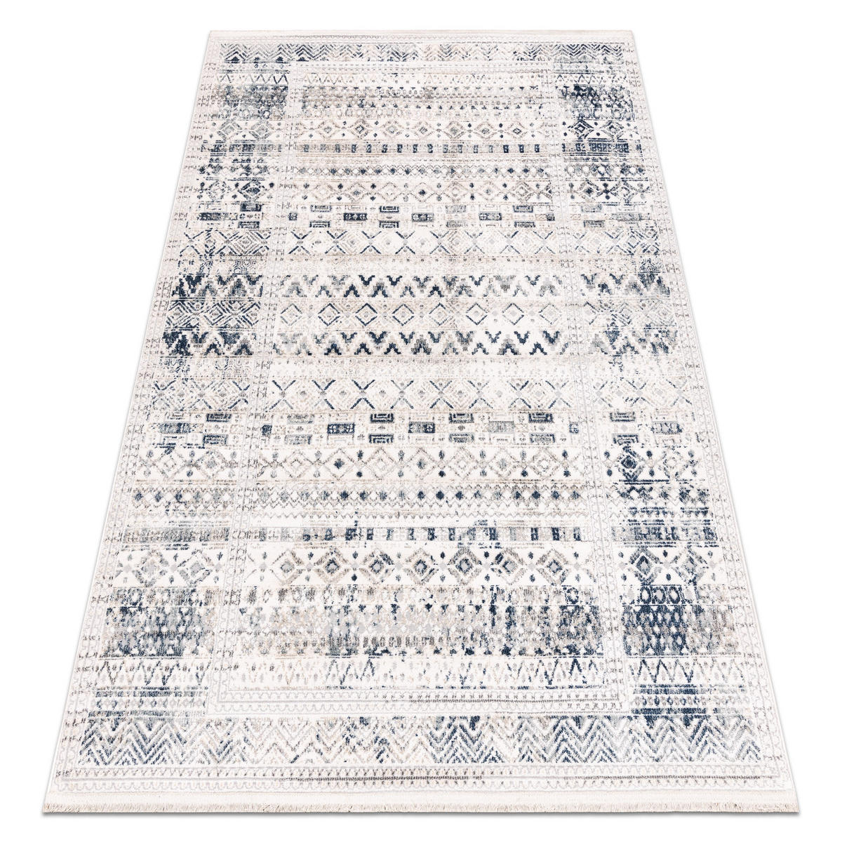 TEPPICH Distin 200/290 cm - Blau, Textil (200/290cm) - rugsX