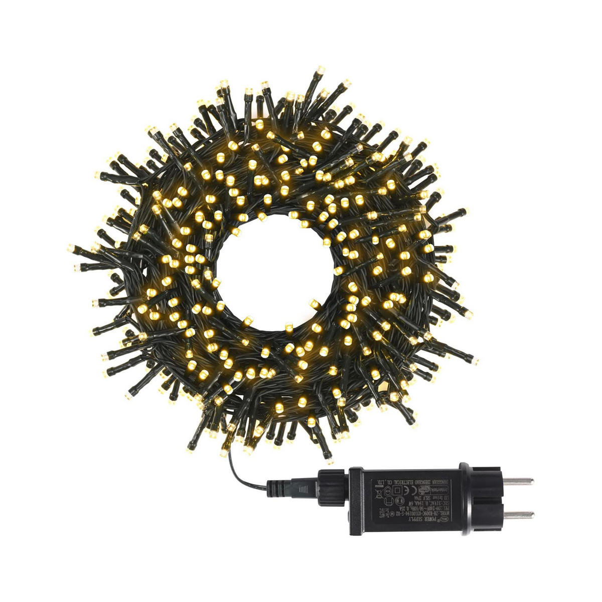 LICHTERKETTE Weiß 20/20/20 cm - Weiß, Kunststoff (20cm) - Mobili Rebecca