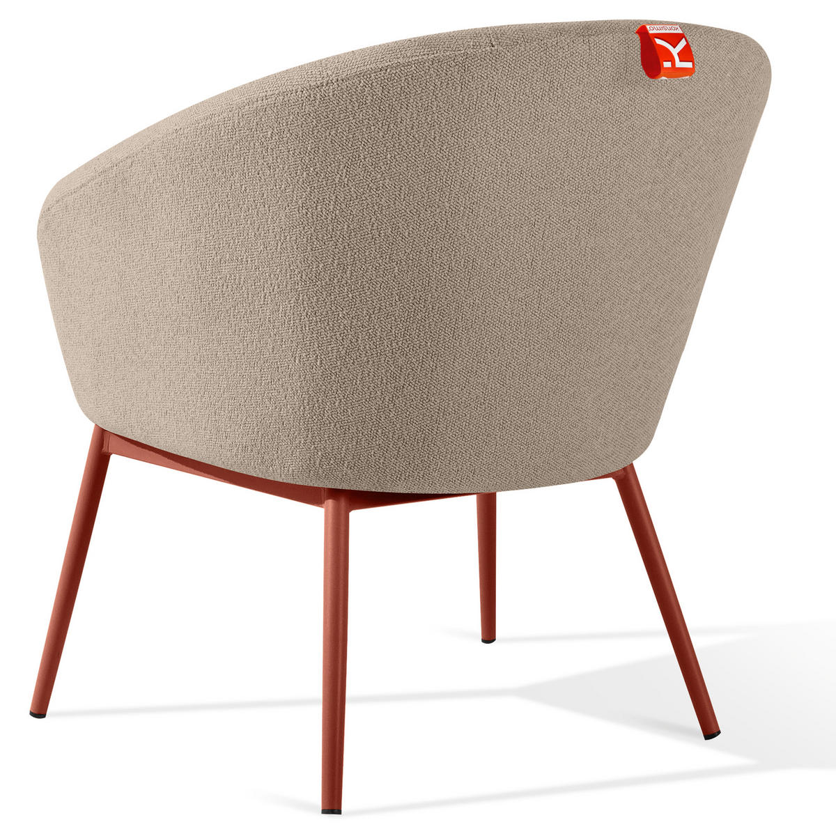 GARTENMÖBELSET SOLIS - Hellbraun, Textil/Metall - KONSIMO®