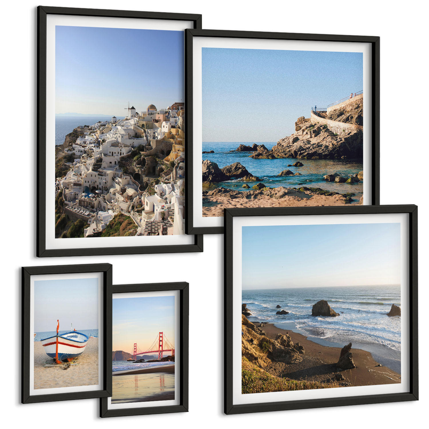 Tulup Bilder Schwarz 40x60 cm