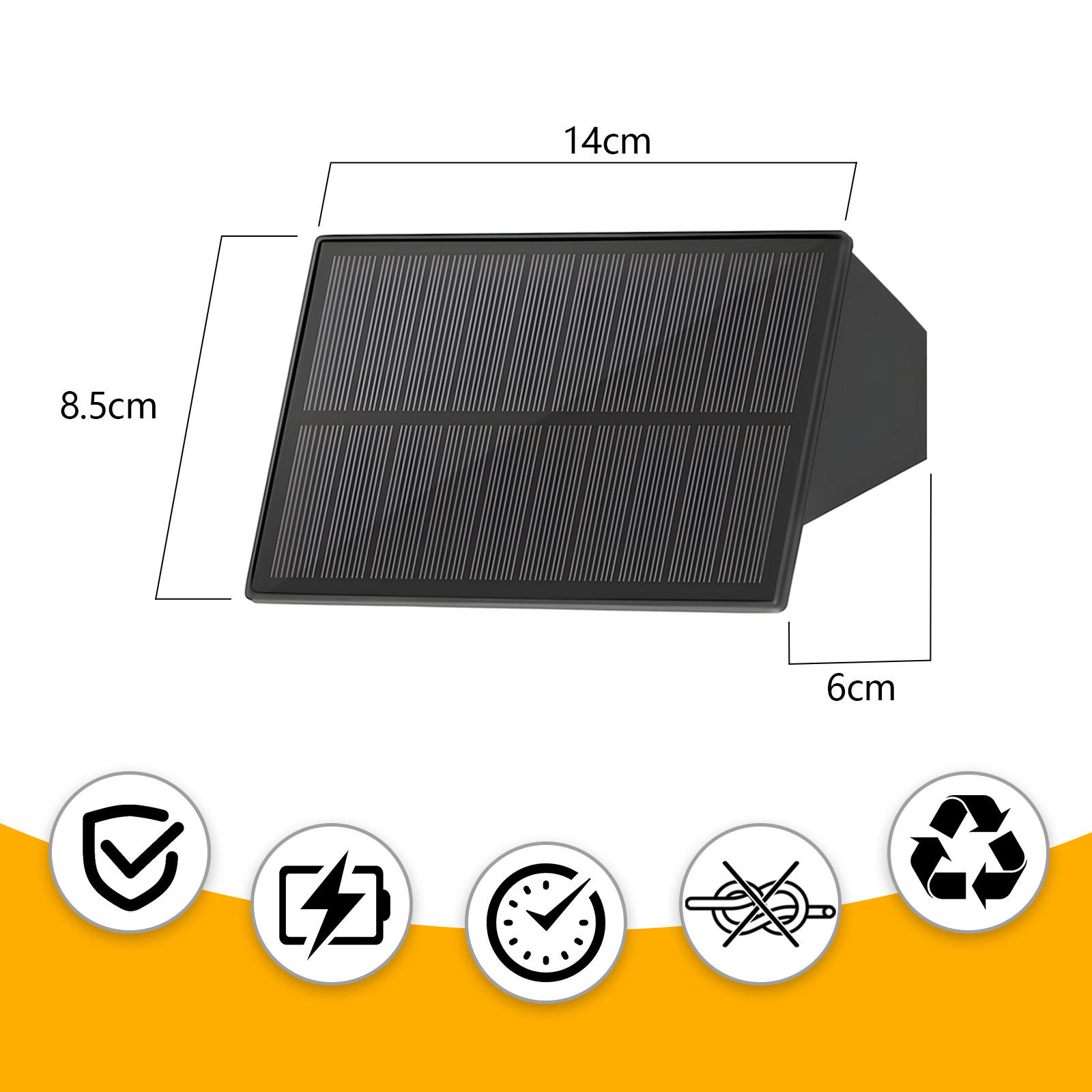 WANDLEUCHTE PYCH 8.5/7.4/14.2 cm - Schwarz, Metall (8.5/7.4/14.2cm) - ZMH