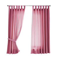 VORHANG 2ER SET POTSDAM HxB 175x140 cm Pink - Pink, Textil (140/175cm) - Gardinenbox