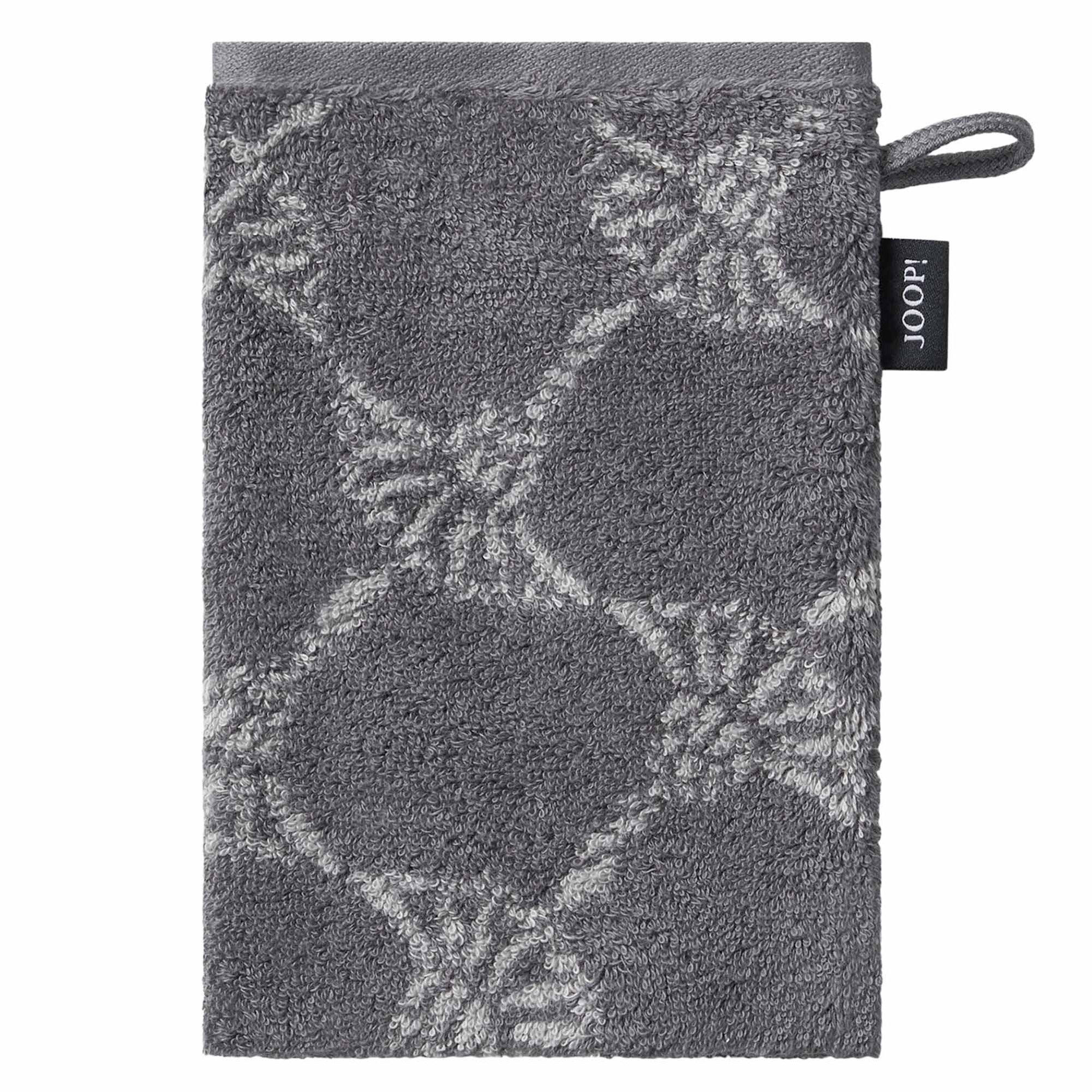 WASCHLAPPEN Unisex Doubleface Anthrazit 3er Pack Baumwolle - Anthrazit, Textil (25/35cm) - Joop!