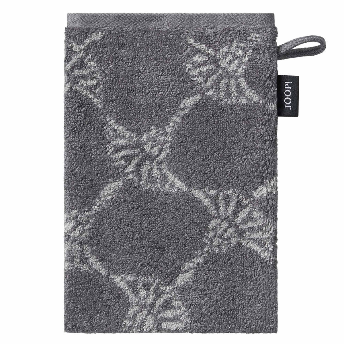 WASCHLAPPEN Unisex Doubleface Anthrazit 3er Pack Baumwolle - Anthrazit, Textil (25/35cm) - Joop!
