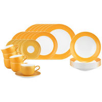 KOMBISERVICE Liberty Pure Colors Mango Orange 30er Set - Orange, Keramik (1/1/1cm) - Seltmann Weiden