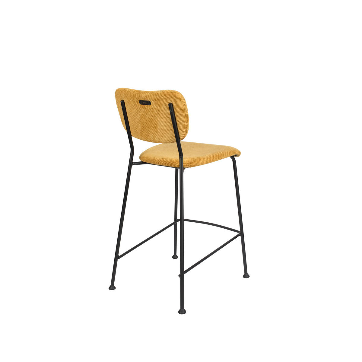 BARHOCKER Benson Rückenlehne 64,5 cm Gelb - 2 er Set - Gelb, Textil (46/92/53.5cm) - Zuiver