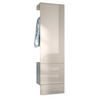 GARDEROBE Carlton Paneel in Sandgrau Hochglanz - Sandfarben, Holzwerkstoff (52/193/35cm) - Vladon