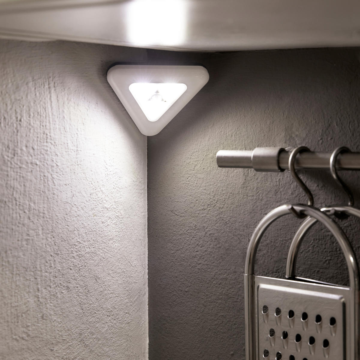 LED-SENSORSLEUCHTE - Eck-Nachtlicht mit Bewegungsmelder und Dämmerungssensor für Flur, Bad und dunkle Ecken - Weiß, Kunststoff (5/7.5/7.5cm) - Northpoint