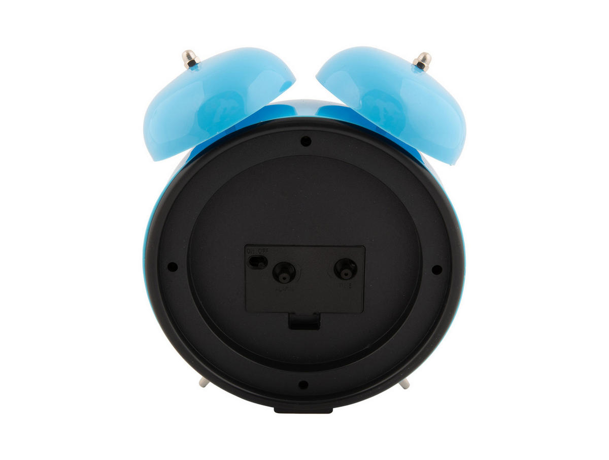 WECKER Peekaboo Cow 15.2/15.2/18.2 cm - Blau, Kunststoff (15.2/18.2/15.2cm) - Karlsson